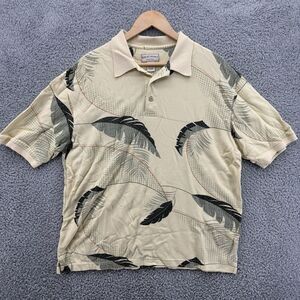 Boca Classics‎ Island Wear Men Shirt XL Button Short Sleeve Floral Hawaiian Silk